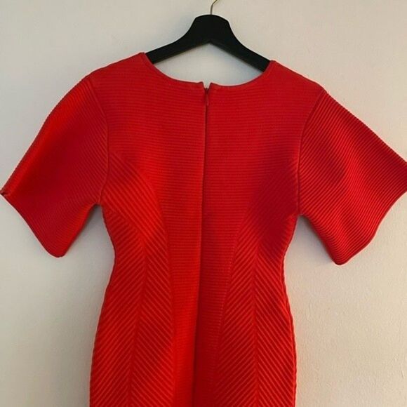 Herve Leger Paris Contour Corset Ribbed Knit Mini T-Shirt Body-con Dress Sz XS - Picture 8 of 15